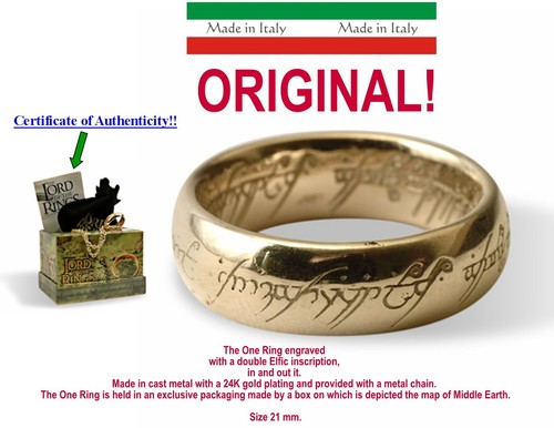 Lord the rings unico ring - rings,