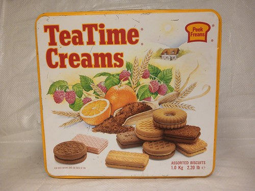 Empty 1980s vintage biscuit - 1980s,