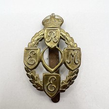 Genuine WW2 REME Cap Badge