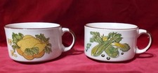 Vintage 2 x Retro Soup Bowl