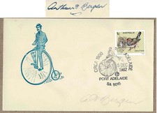 Australia 1982 BERGEN signed