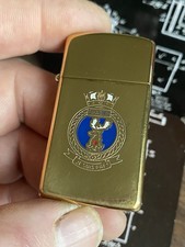 HMCS Fraser Brass Slim Zippo