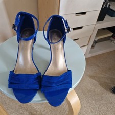 M & S Royal Blue strappy sandals, size 6.5