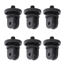 Mount Screw 6Pack to Flash 1/4" Camera Tripod Hot Shoe Adapter Fit For GoPro