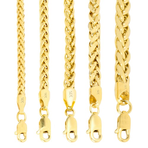 14k yellow gold - 14k, 2.5mm-5mm