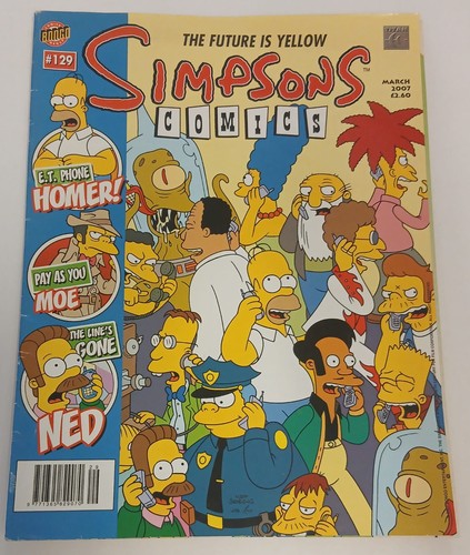 The simpsons comics 129 - uk, f