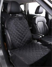 For VOLKSWAGEN CAMPERVAN Premium Seat Cover Quilted Black Pet Dog Car Seat