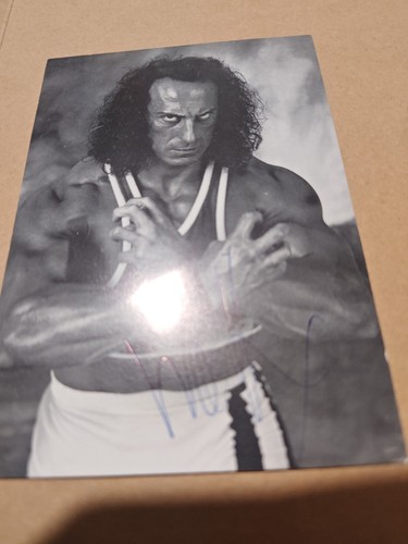 Wolfie autographed photo card - wolfie,