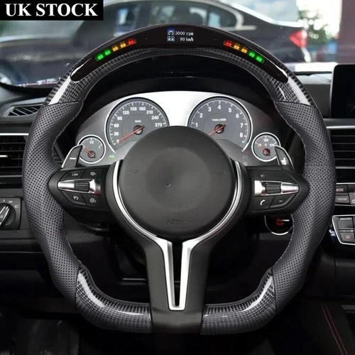 Carbon fiber led steering - carbon,