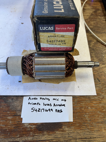 Genuine lucas dynamo - lucas, new