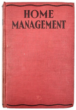HOME MANAGEMENT - Margaret Garth (Hardback 1934) Household, Vintage, 1st Edition