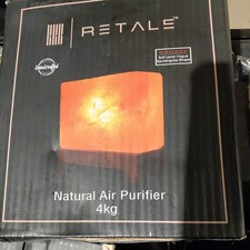 Himalayan Dual Salt lamp 4kg | Handcrafted Unique Square Rock Salt | Home Decor