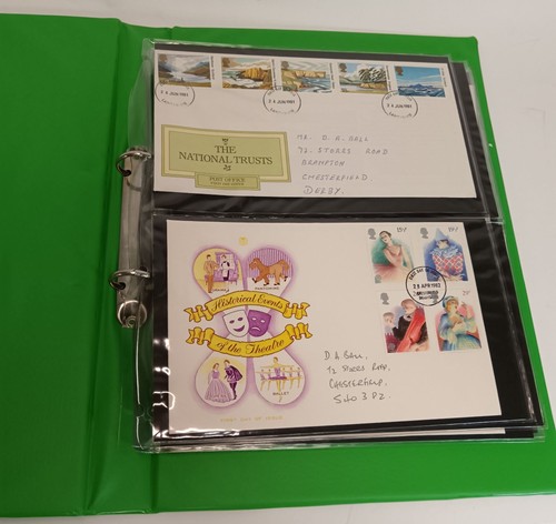 Stamp binder national trust - stamp,