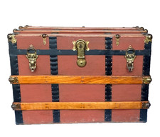 Antique Wooden Large Trunk