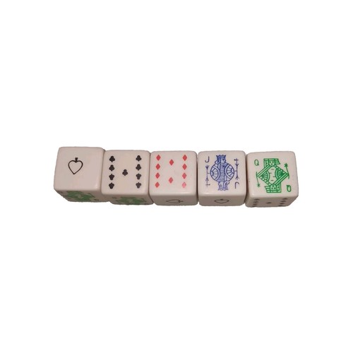 Vintage poker dice - poker, of