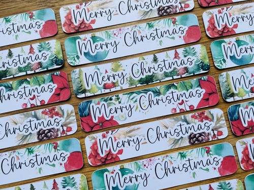 15x merry christmas card - merry,