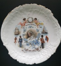 QUEEN VICTORIA Diamond Jubilee 1897 Commemorative Plate Original Royal Family 