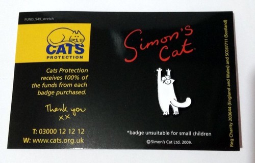 Pin badge simons cat - simons, paws