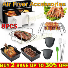 8PC Silicone Air Fryer Liner