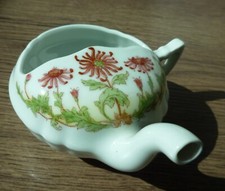 ANTIQUE VICTORIAN  PORCELAIN INVALID FEEDER CUP