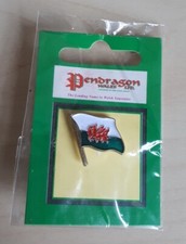 WALES National Flag Enamel Lapel Pin Badge, Welsh Dragon, Nice Quality Unopened 