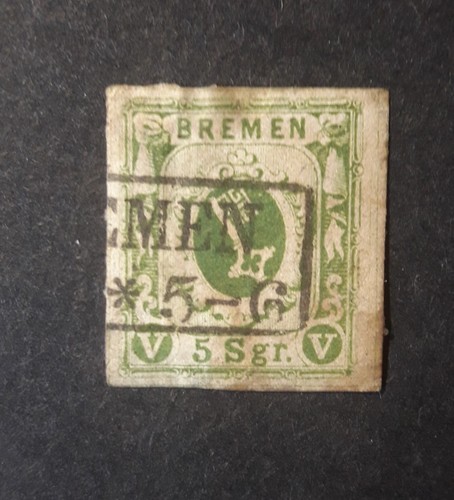 German states bremen 1859 5sgr - bremen,