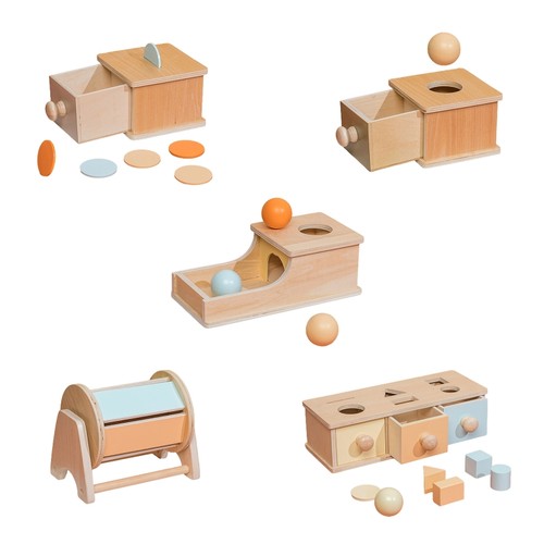 Coin box wooden - box, puzzle