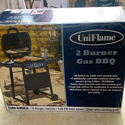 Uniflame burner gas bbq - uniflame, 2