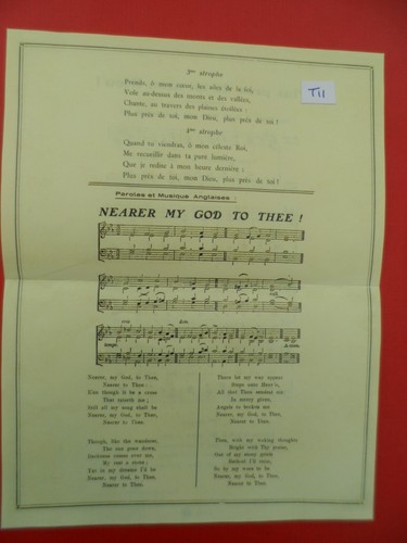1912 rms titanic memorabilia - 1912,