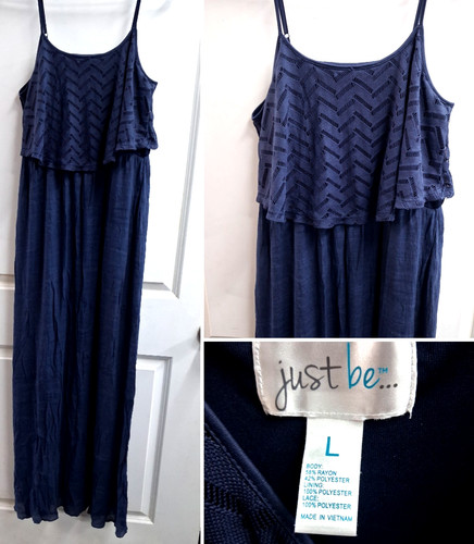 Just maxi dress womens - just, navy