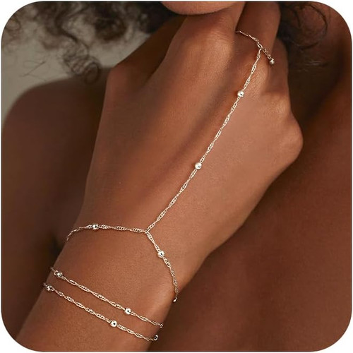 Silver hand chain - chain, bracelets