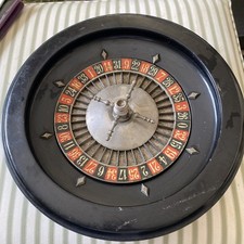 Roulette Wheel Antique ebony