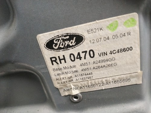 4m51a24994gg rear power window - 4m51a24994gg,