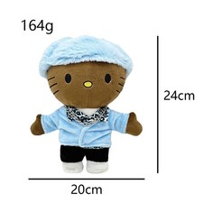 Hello Kitty Tyler the Creator Blue Hat Clothes Plush Doll Figure Stuffed Toys