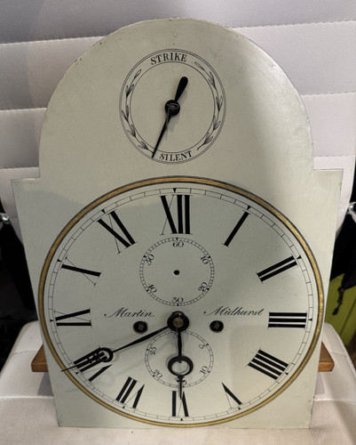 Antique day longcase - 8,