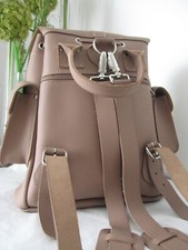 GRAFEA!!! ENGLAND BEAUTIFUL LARGE GENUINE LEATHER NUDE BACKPACK RUCKSACK BAG!!!