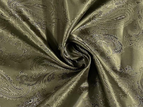 Paisley jacquard satin lining - paisley,