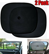 2Pcs Car Sun Shade Cover blind mesh Max UV Protection for Rear front Window kids