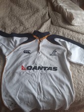 wallabies training rugby shirt medium