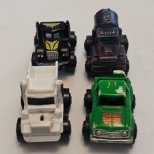Micro Machines Road Champs Turbo Mini Monster Wheel 4x4 Tanker Dump Truck Pickup