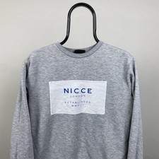 Nicce Men's Grey Small Logo