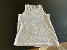 White Vest Top Size L