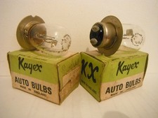 NOS, HEADLIGHT BULBS-NUFFIELD 4/25, 10/42, 10/60 LEYLAND TRACTORS (PRE-FOCUS)