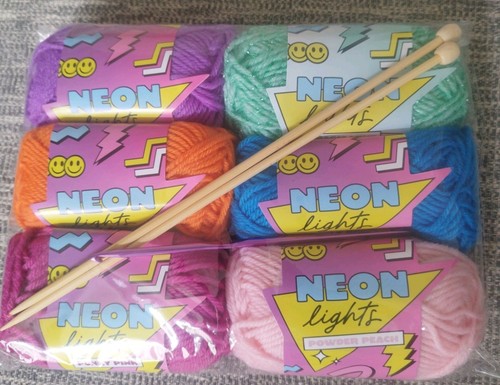 Neon lights wool starter - neon, kit