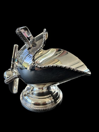 Vintage silver plated sugar - silver,