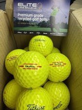 12  titleist trufeel Yellow pearl/a golf balls CHEAPEST ON EBAY ?