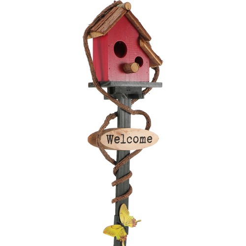 Bird house stake outdoor - bird,