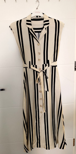 Stylish black beige striped - stylish, black/beige