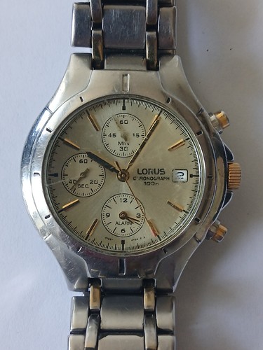 Mens lorus chronograph watch - mens,