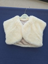 M&S Autograph Girls Cream Faux